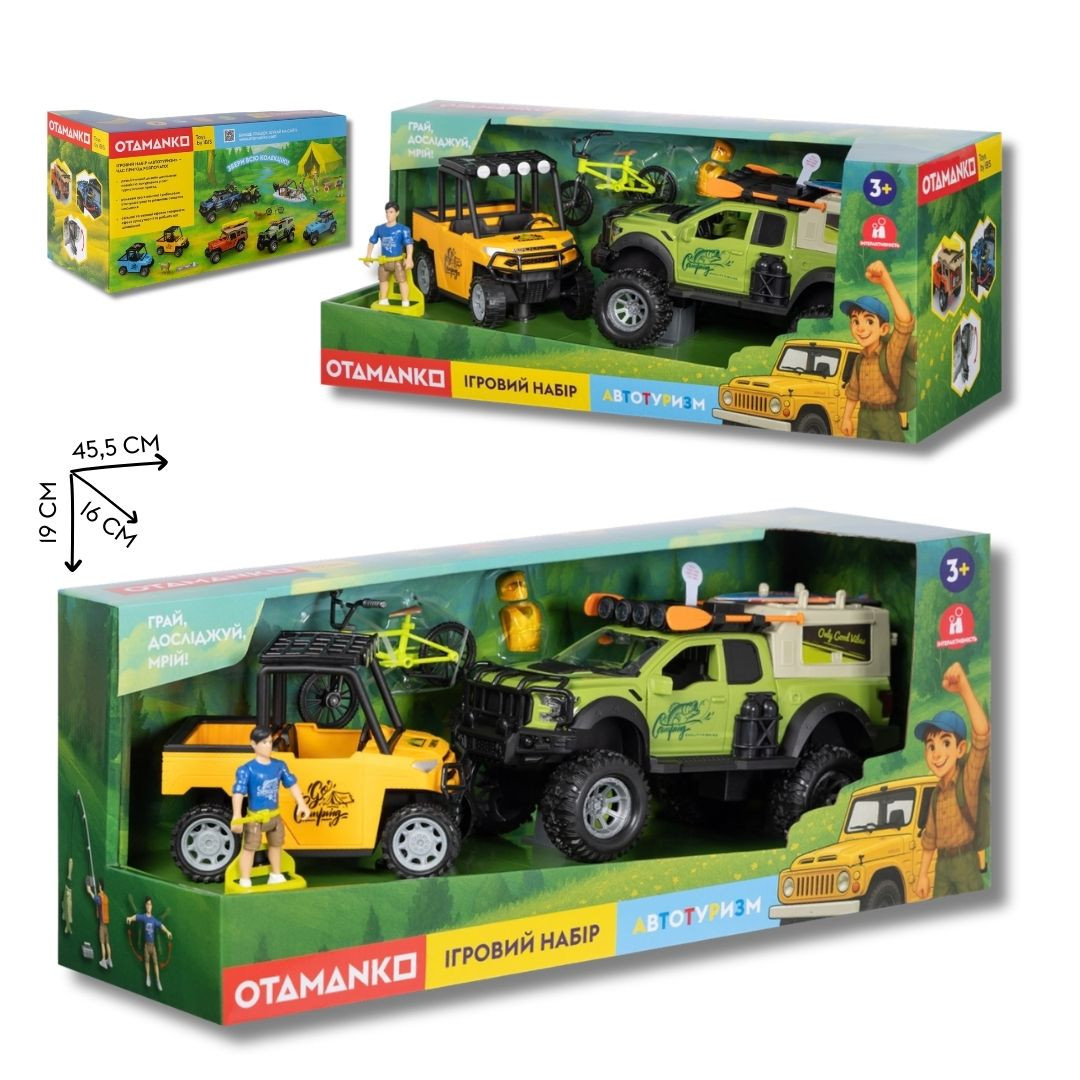 Ігровий набір OTAMANKO Автотуризм Позашляховик з дошкою для серфінгу