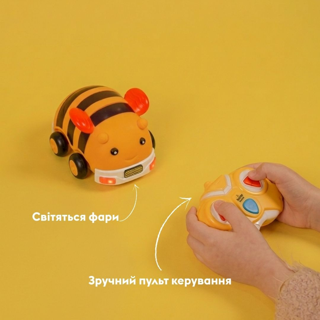 Машинка OTAMANKO Мультимобілі Бджола помаранчевий