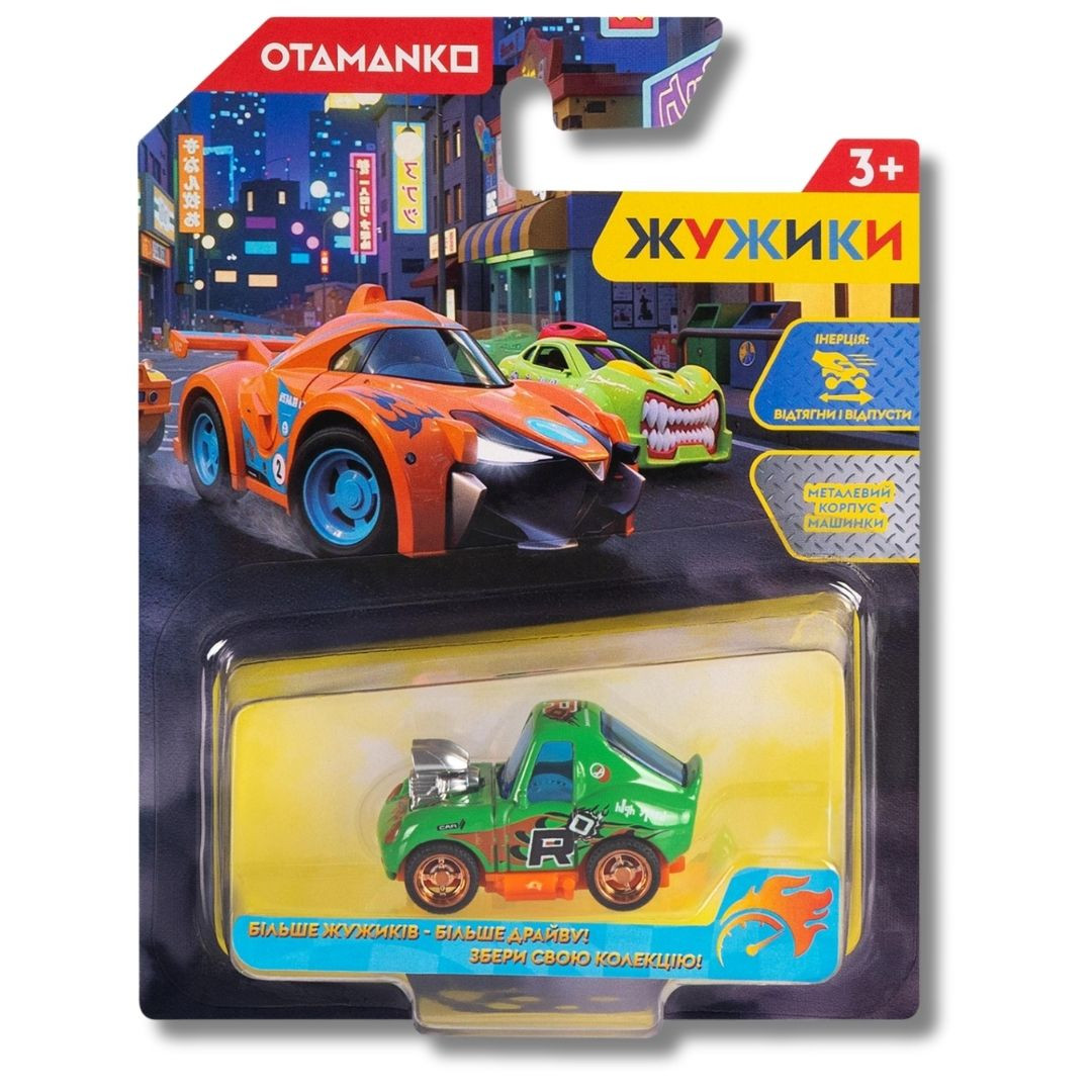 Машинка OTAMANKO Жужики Ретро Зелений
