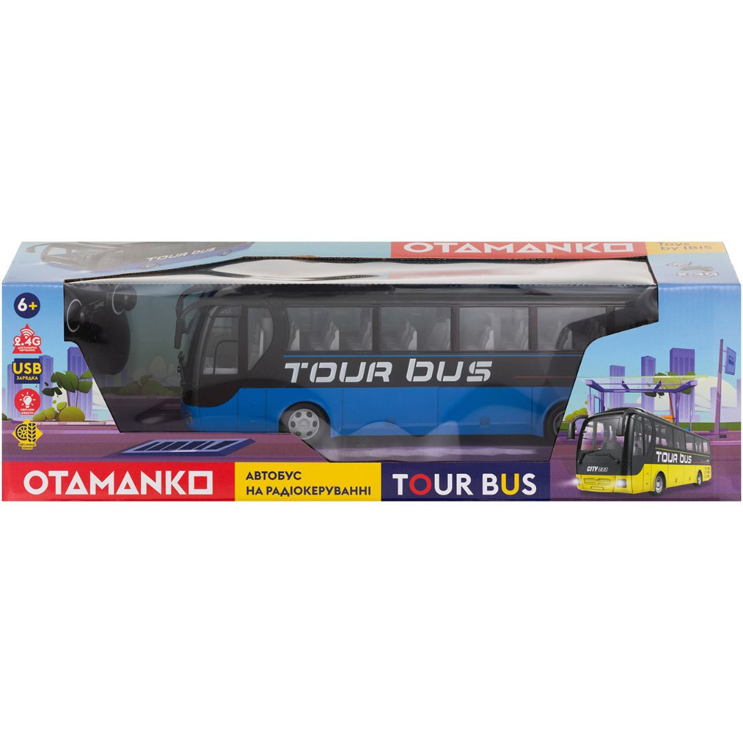 Машинка OTAMANKO Автобус на радіокеруванні TOUR BUS Синій