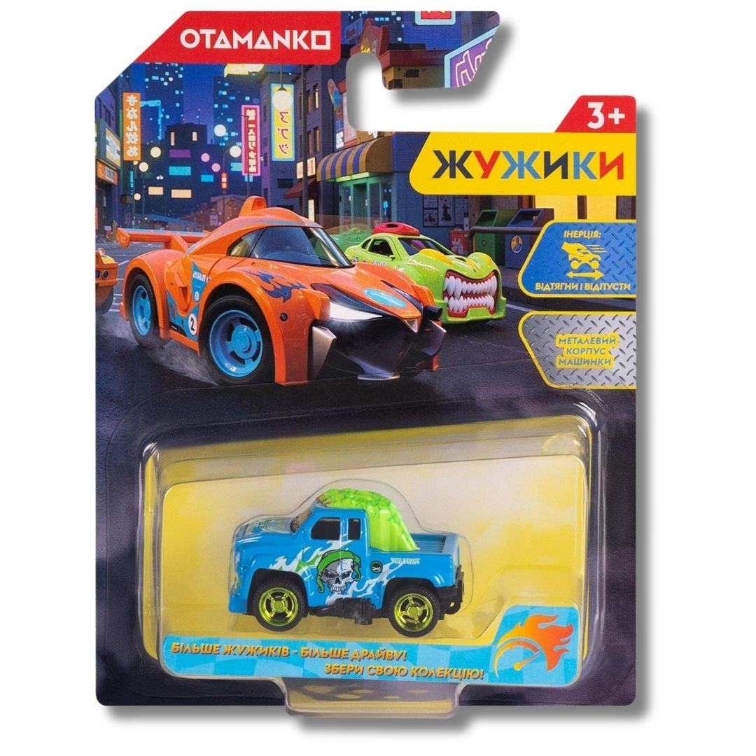 Машинка OTAMANKO Жужики Зубастики Блакитний