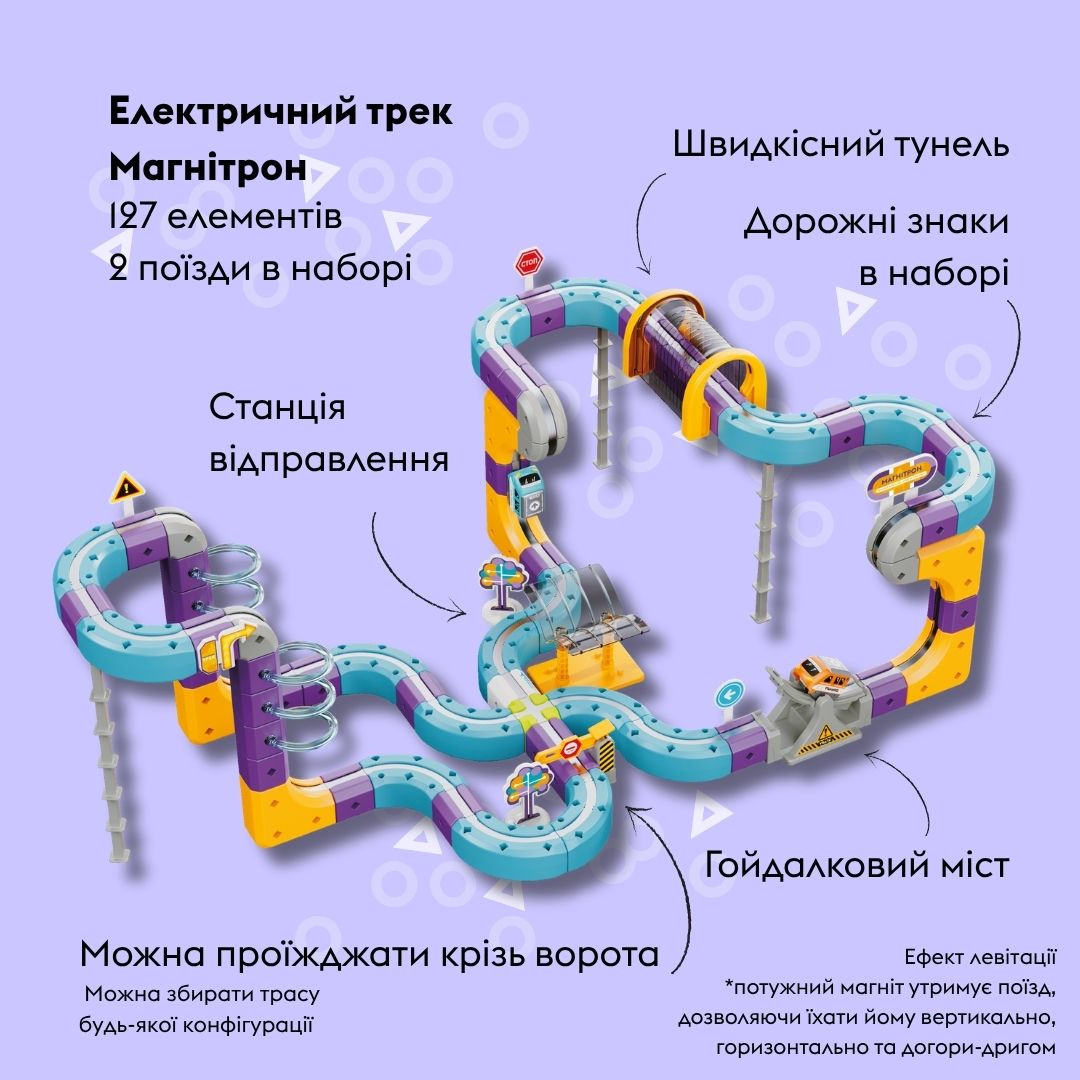 Ігровий набір OTAMANKO Магнітрон електричний трек_великий