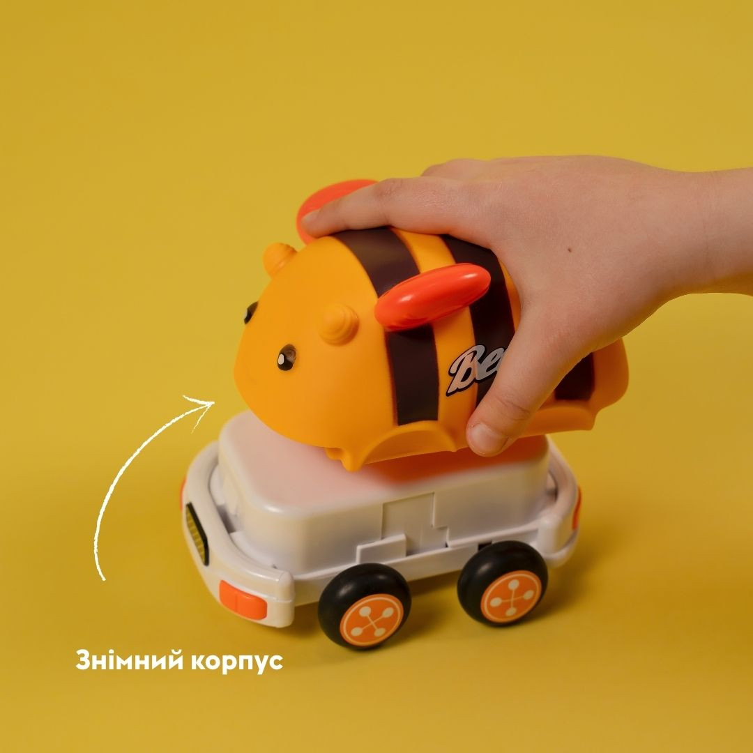 Машинка OTAMANKO Мультимобілі Бджола помаранчевий