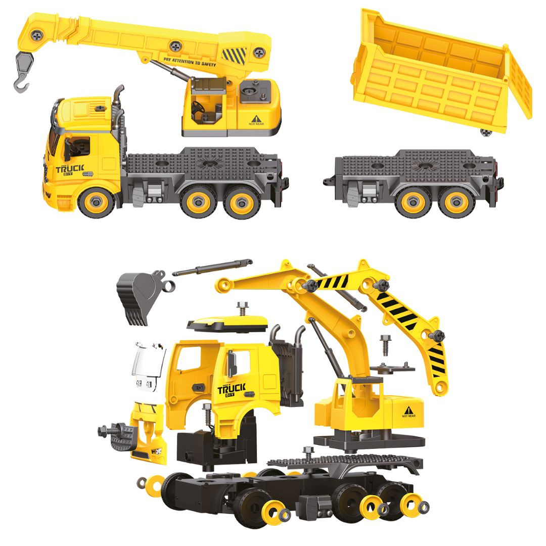 Автоконструктор OTAMANKO 3-в-1 Будівельна служба Кран