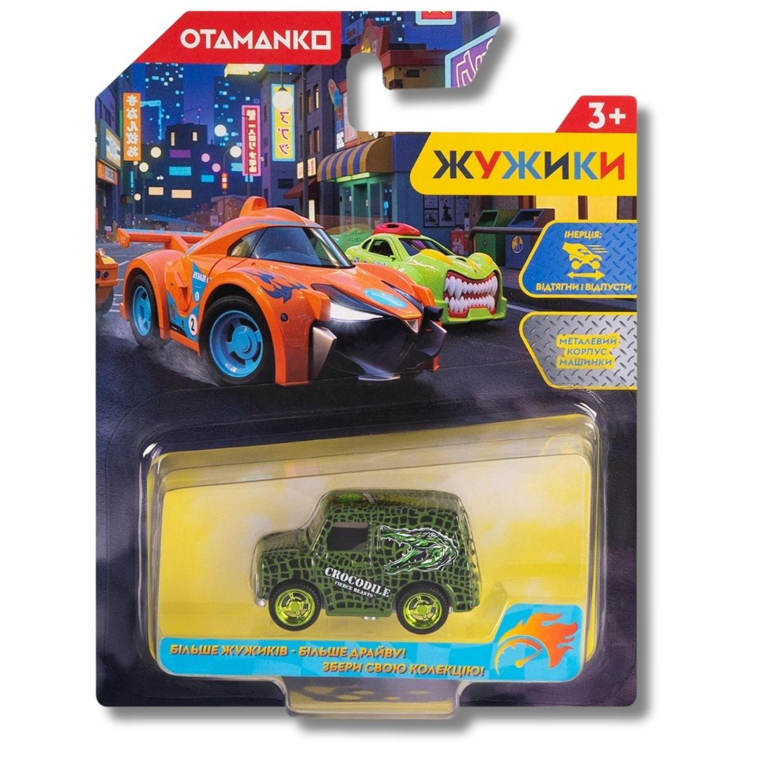 Машинка OTAMANKO Жужики Анімалізм Зелений
