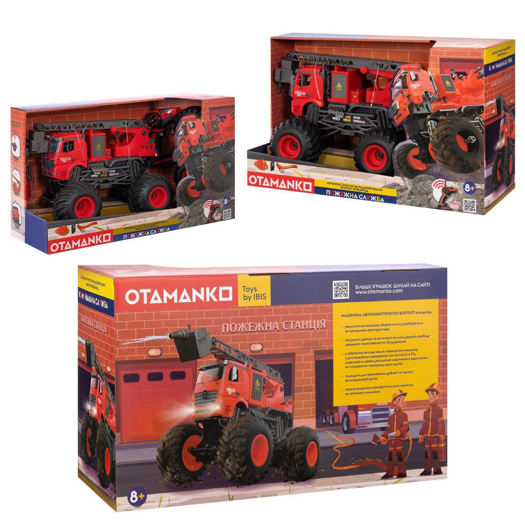 Автоконструктор OTAMANKO BIGFOOT Всюдихід Пожежний кран з водою