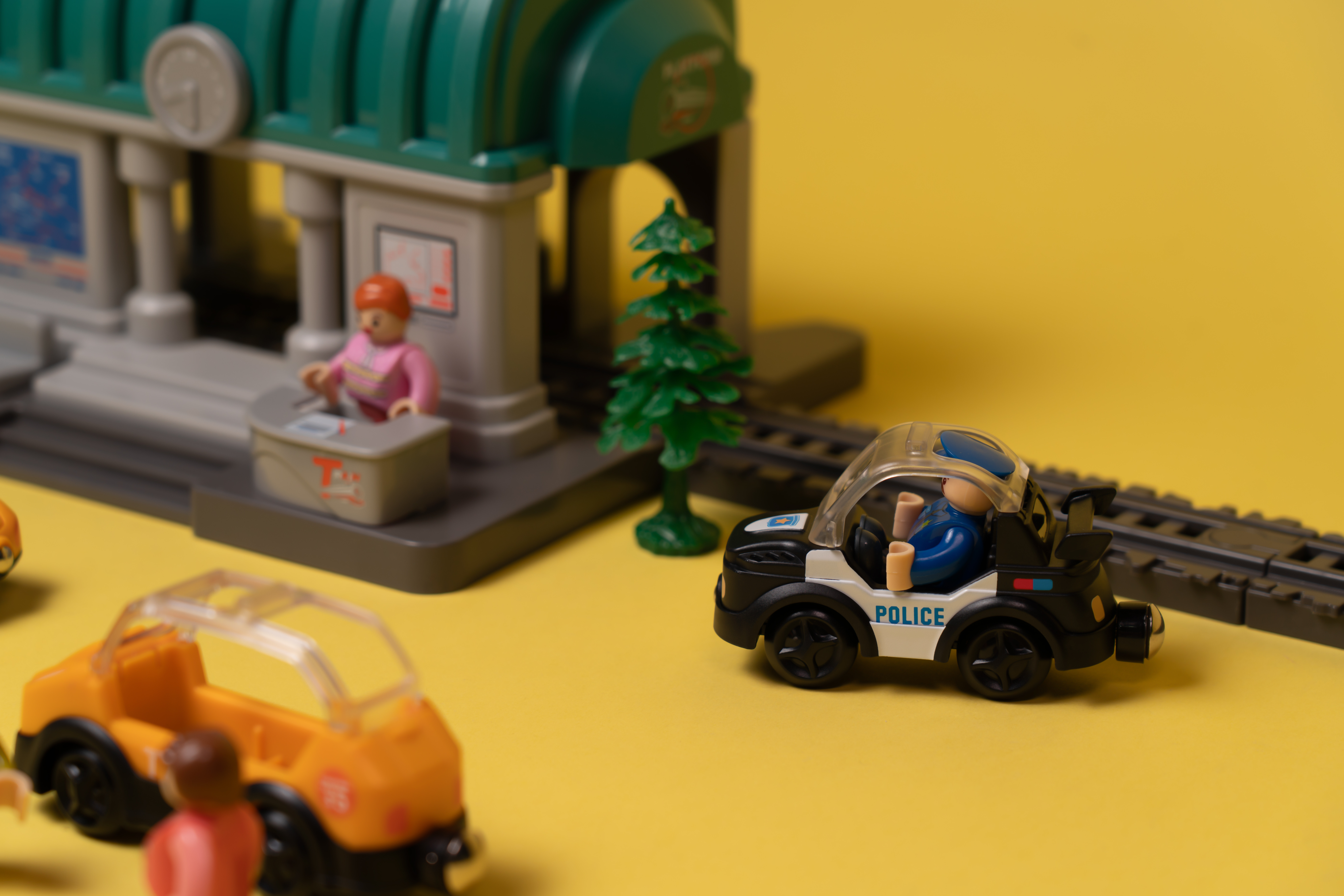 Ігровий набір OTAMANKO Мандрівний Експрес 108 деталей Чорний/червоний