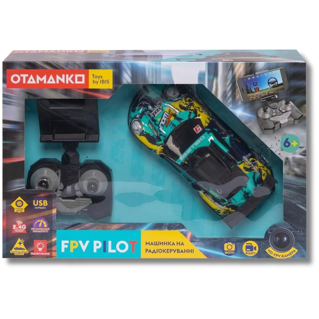 Машинка OTAMANKO FPV PILOT з камерою Зелений