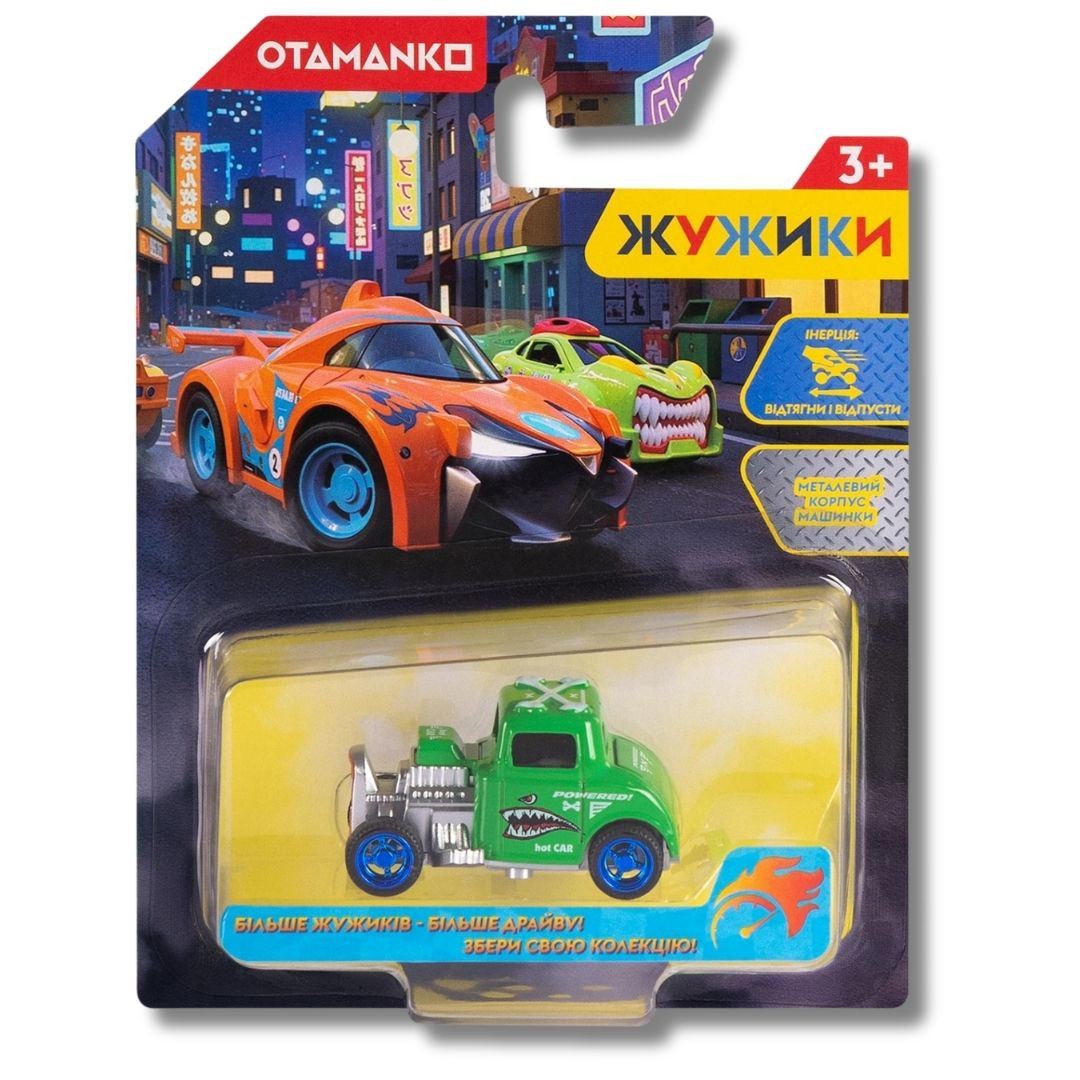 Машинка OTAMANKO Жужики Щелепи Зелений