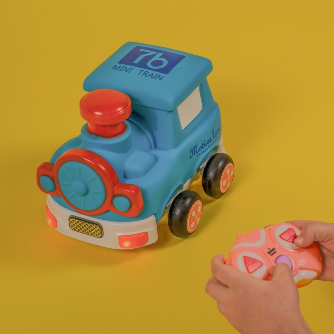 Машинка OTAMANKO Мультимобілі Поїзд синій