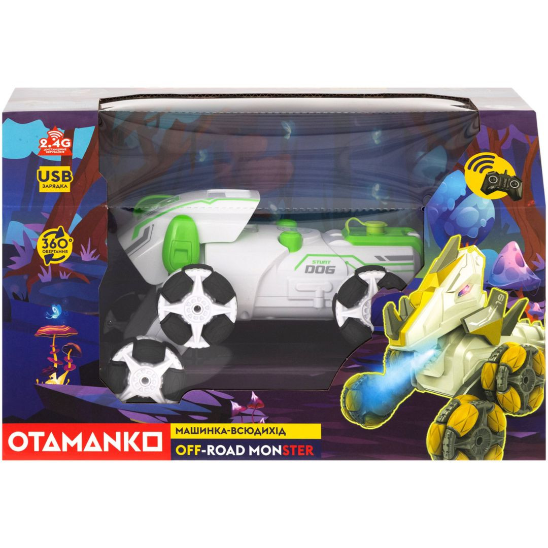 Машинка OTAMANKO Трюковий всюдихід OFF-ROAD MONSTER Зелений