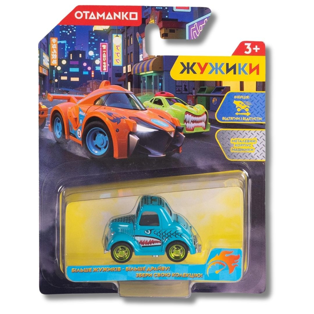 Машинка OTAMANKO Жужики Анімалізм Бірюзовий