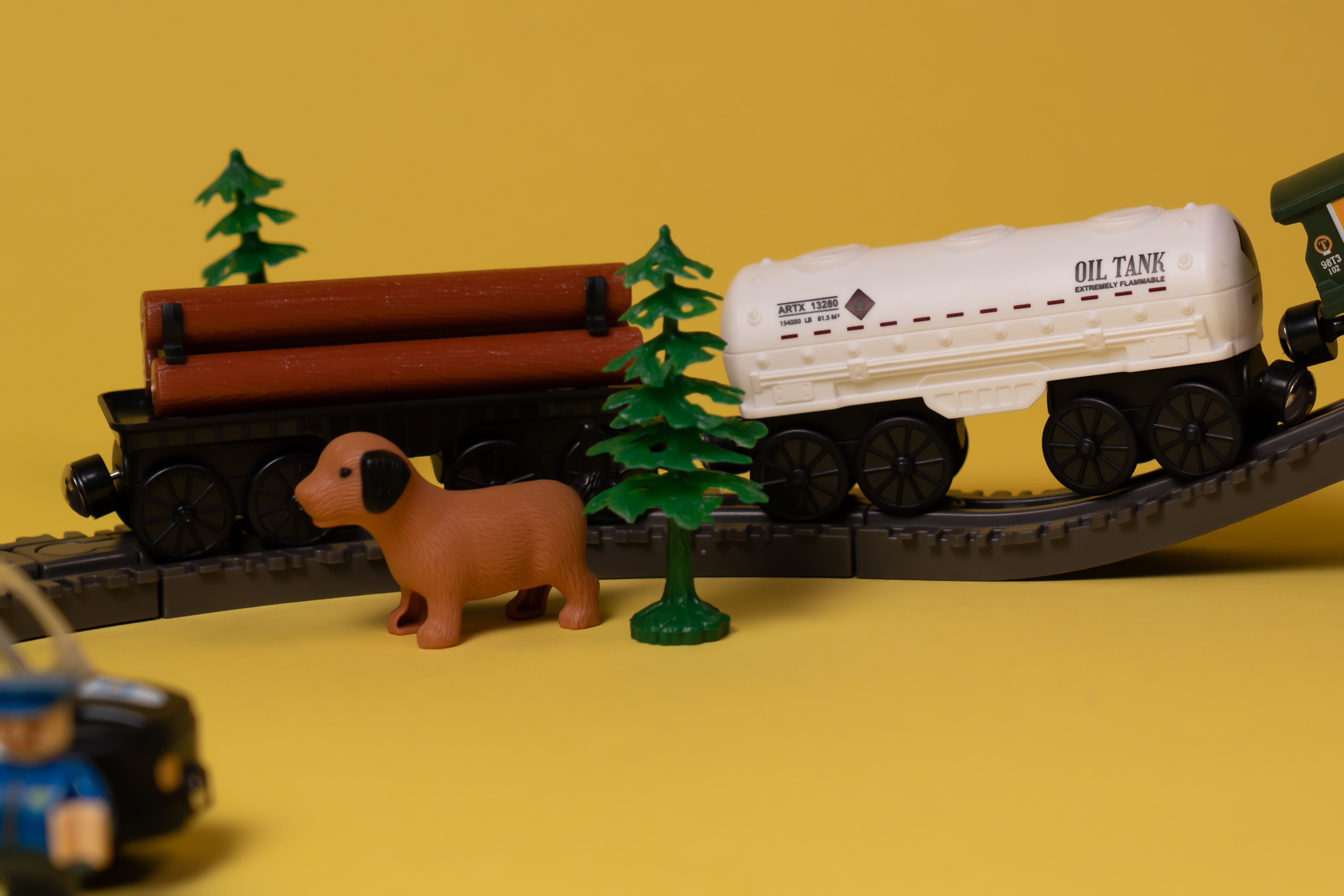 Ігровий набір OTAMANKO Мандрівний Експрес 118 деталей Зелений