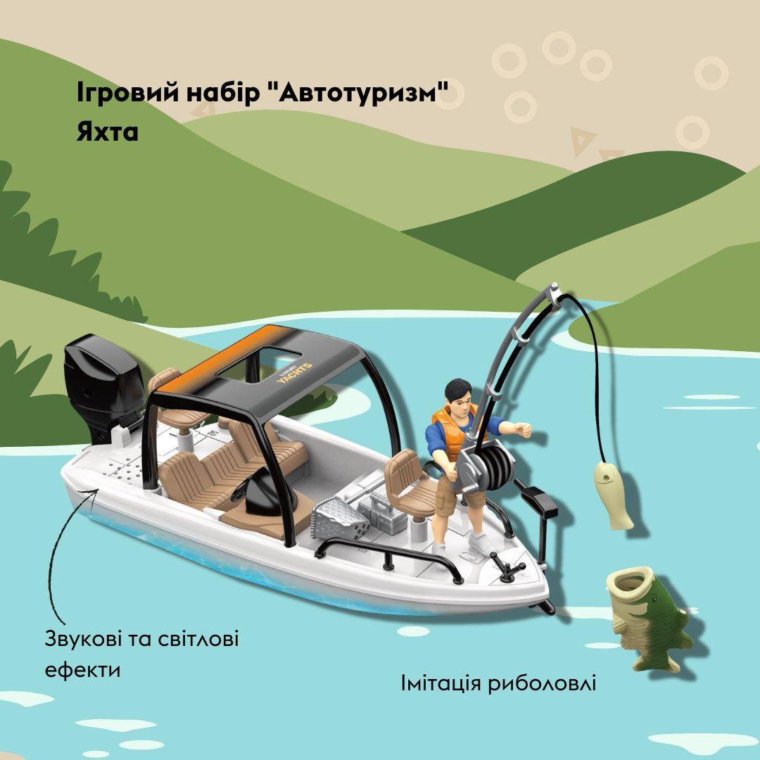 Ігровий набір OTAMANKO Автотуризм Яхта