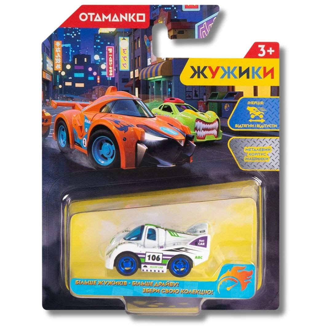 Машинка OTAMANKO Жужики Спорткар Білий