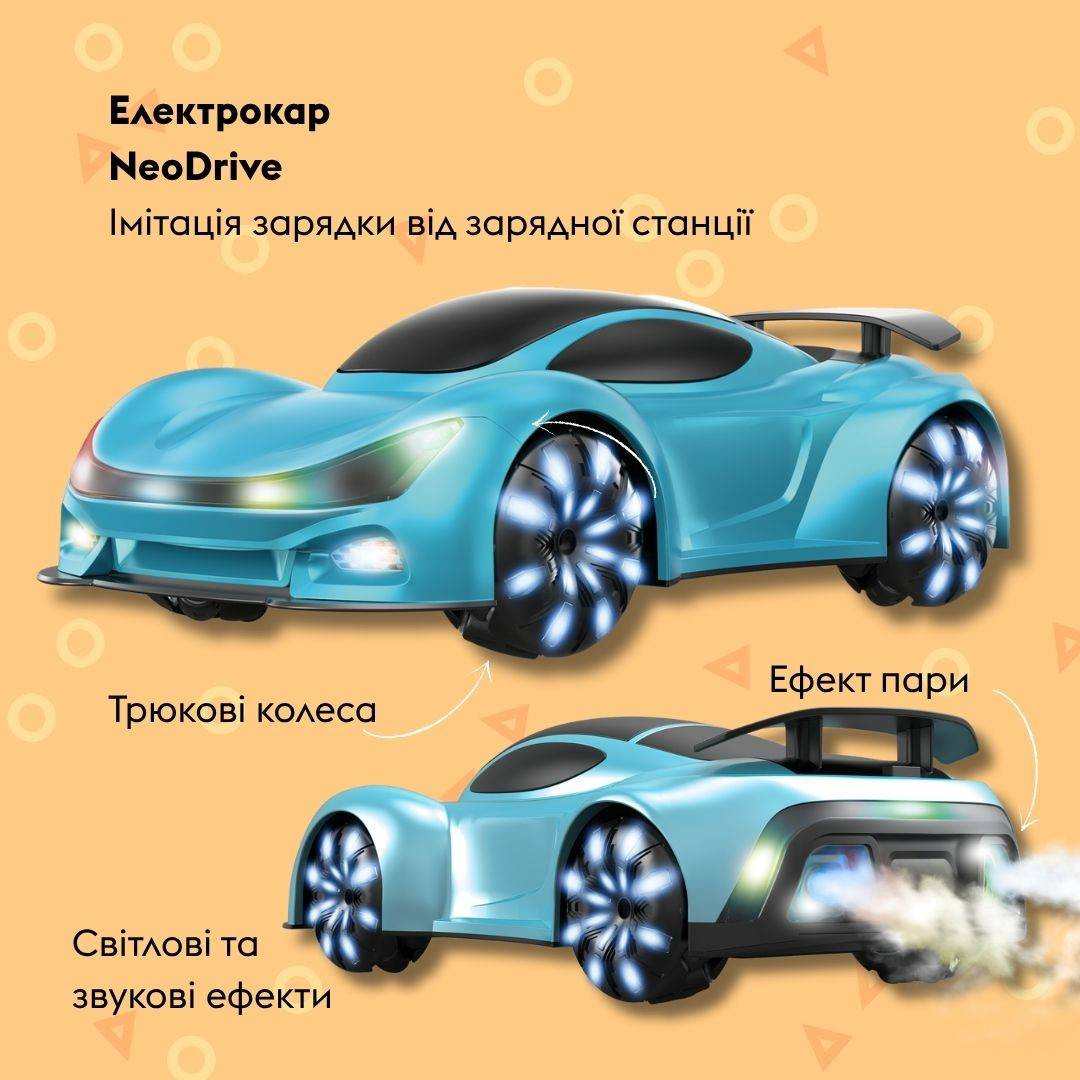 Машинка OTAMANKO Електрокар NeoDrive Бірюзовий
