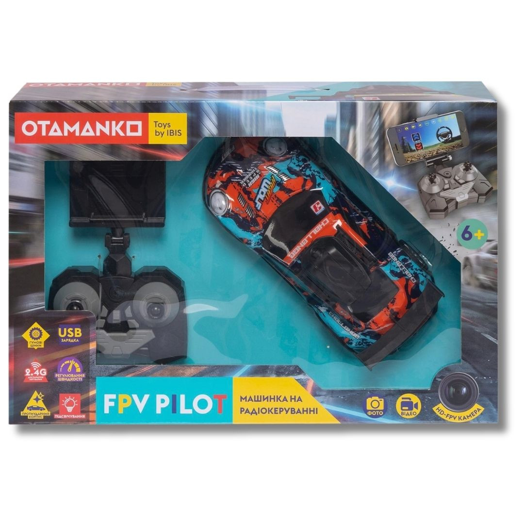 Машинка OTAMANKO FPV PILOT з камерою Червоний