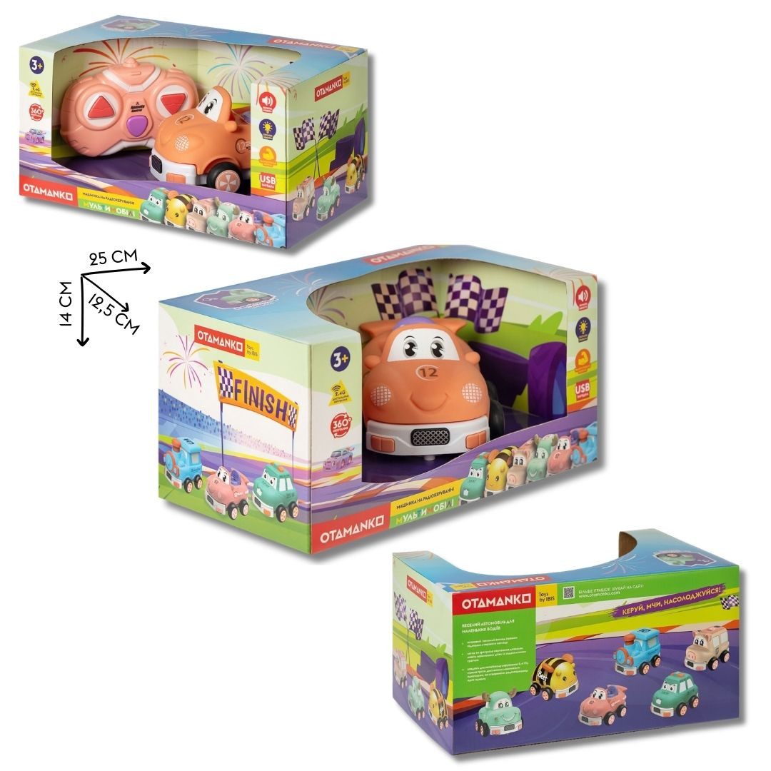 Машинка OTAMANKO Мультимобілі Кабріолет рожевий