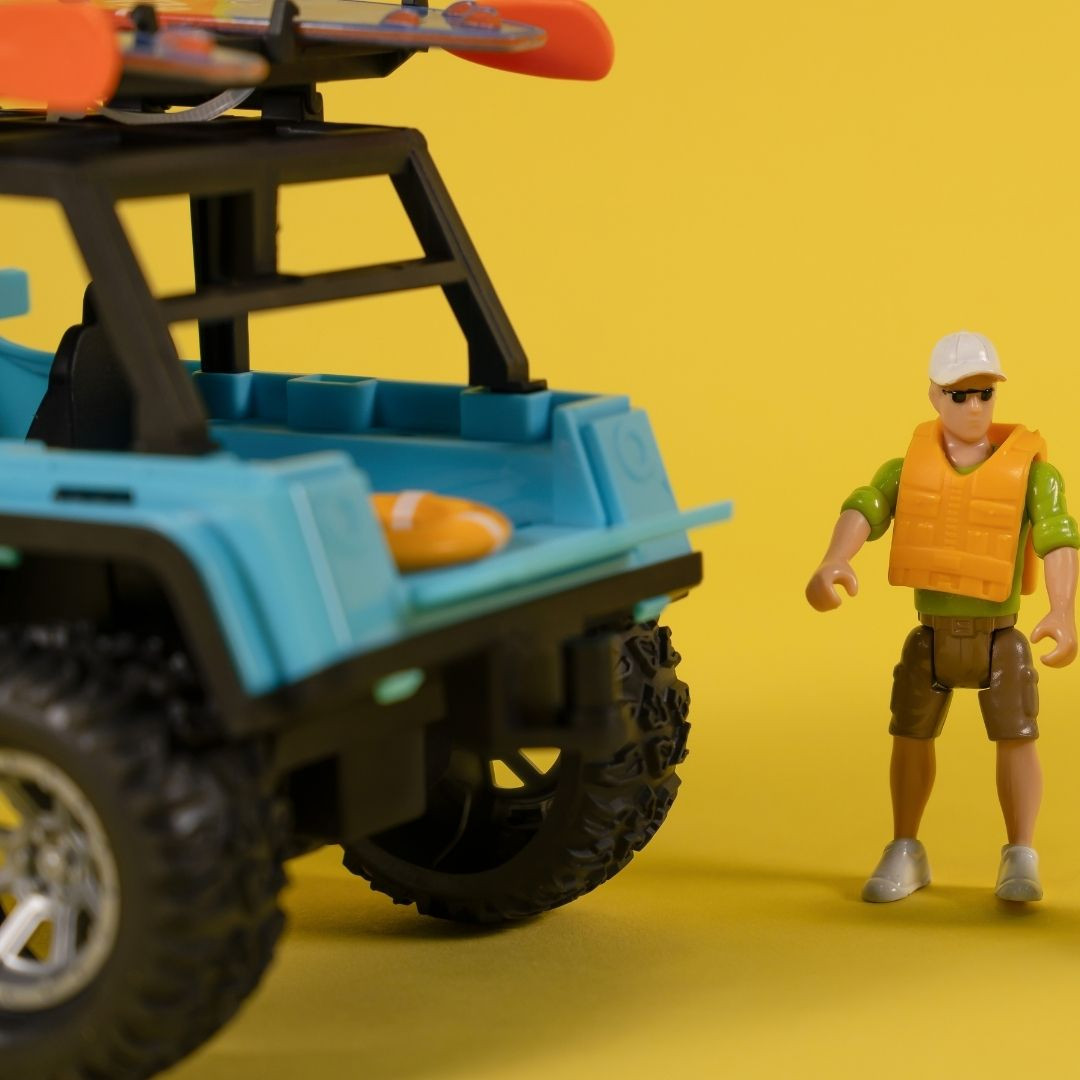 Ігровий набір OTAMANKO Автотуризм Позашляховик з 2 дошками для серфінгу та гідроциклом