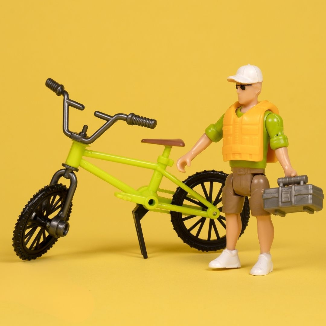 Ігровий набір OTAMANKO Автотуризм Позашляховик з 2 дошками для серфінгу та велосипед