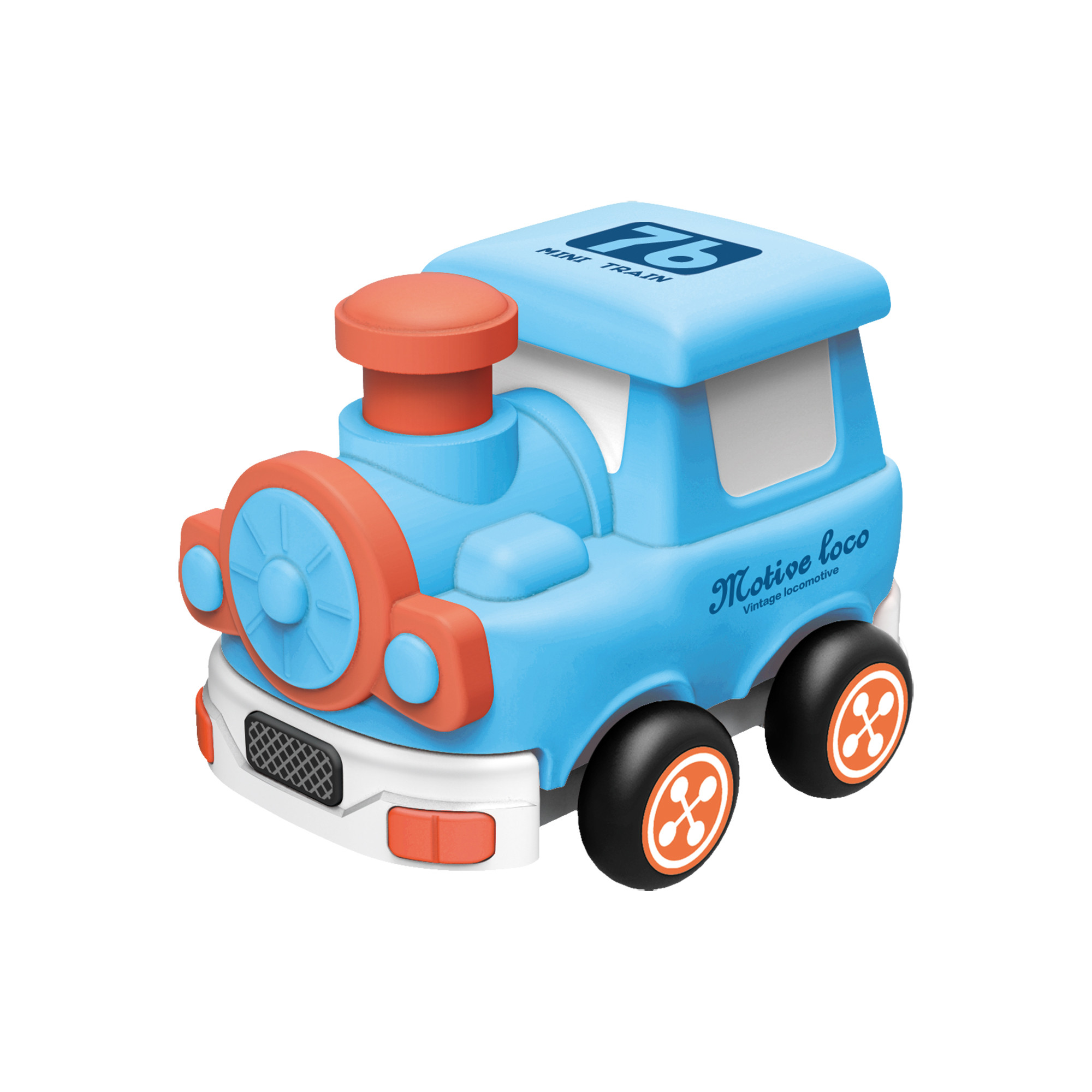 Машинка OTAMANKO Мультимобілі Поїзд синій