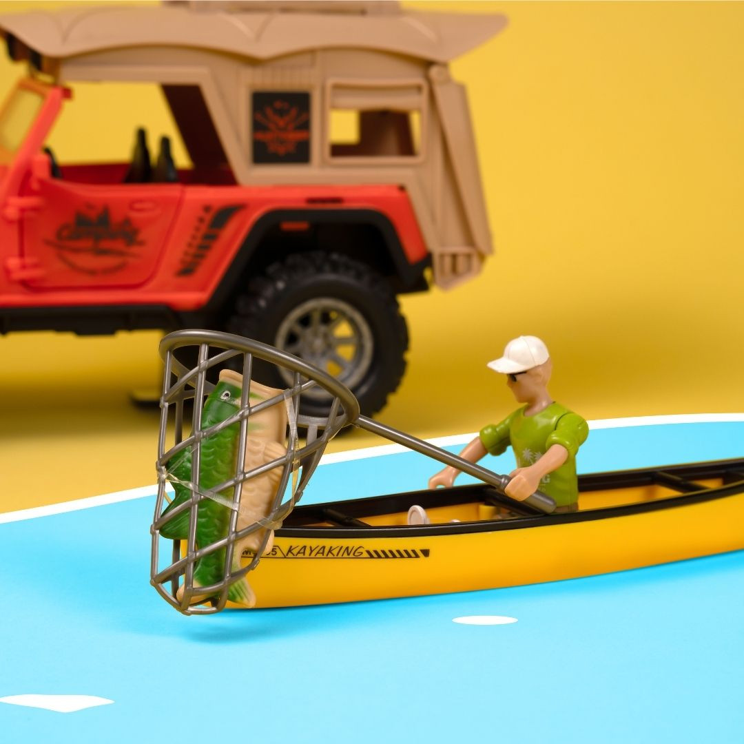 Ігровий набір OTAMANKO Автотуризм Позашляховик з каное